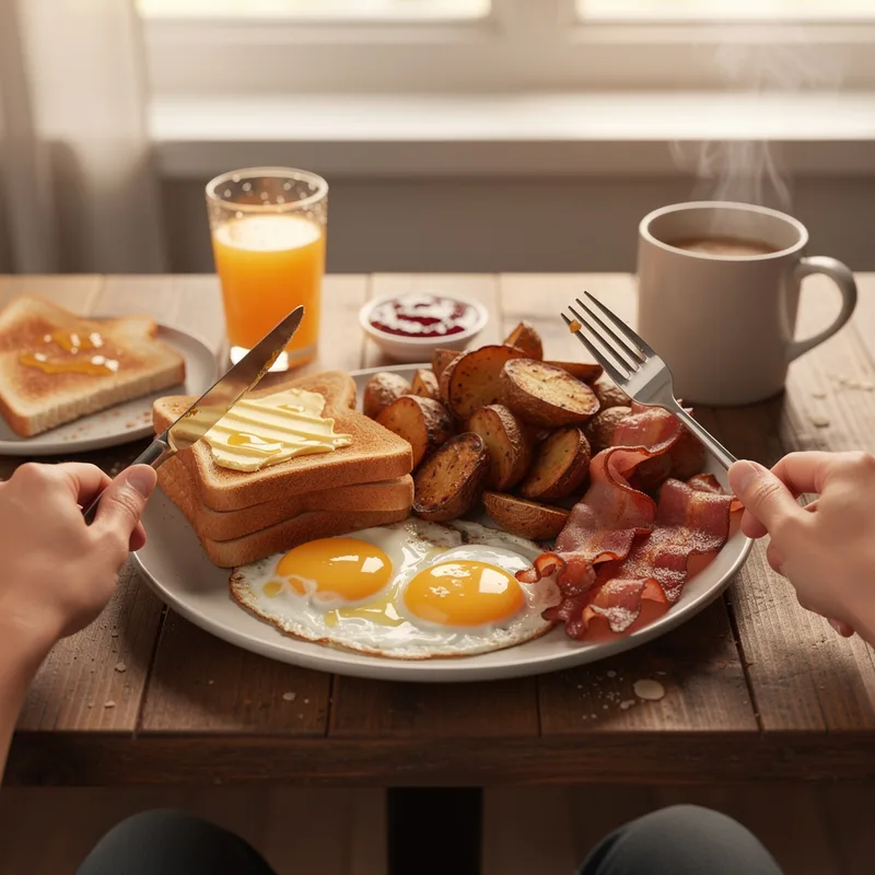 hearty breakfast