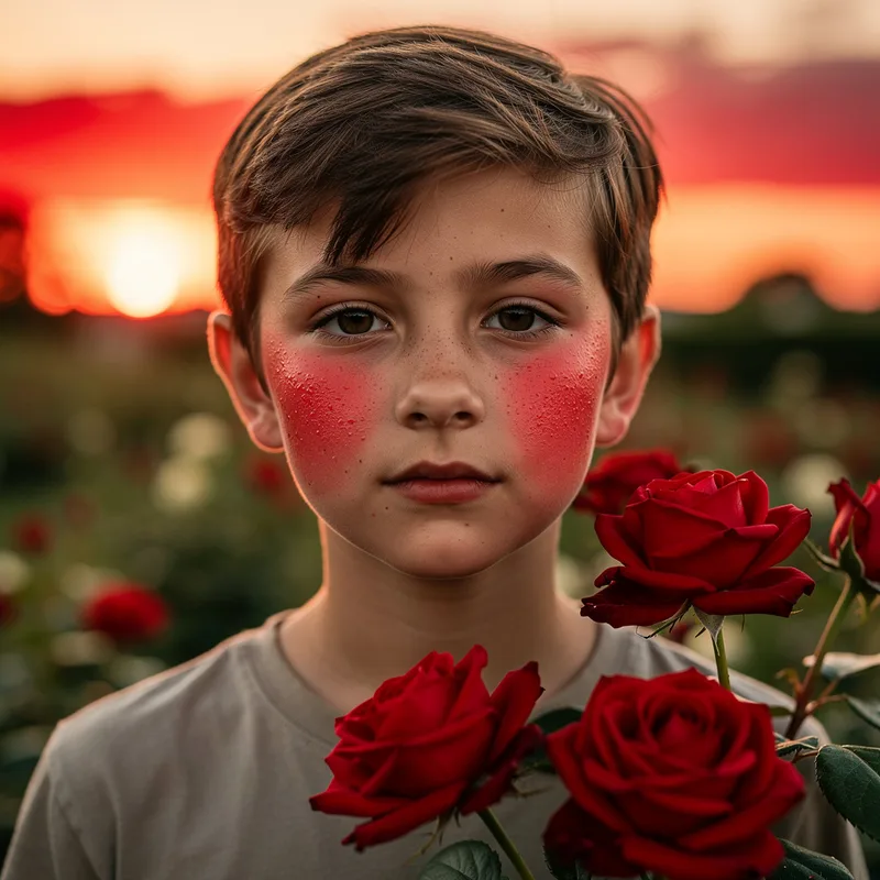 redness