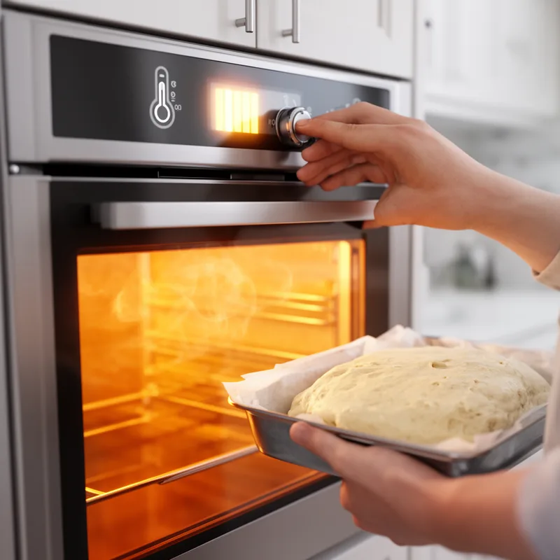 to heat the oven