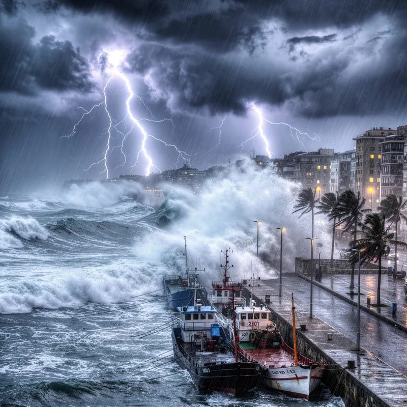 violent storm