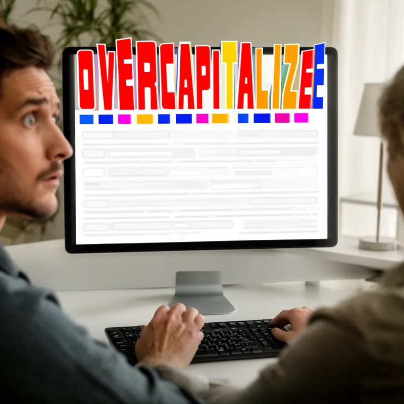 to overcapitalize