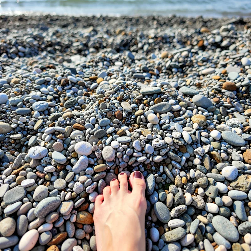 pebbly