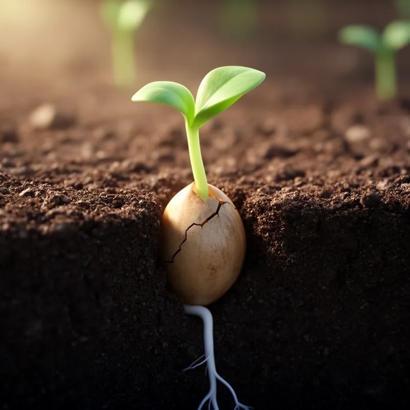 sprouted