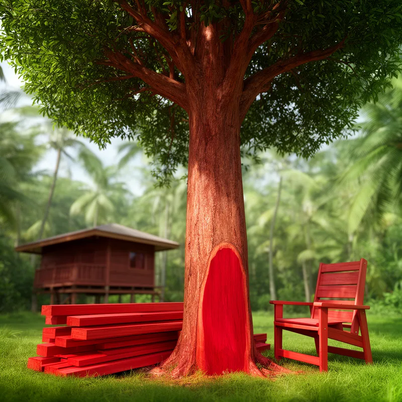 red lauan tree
