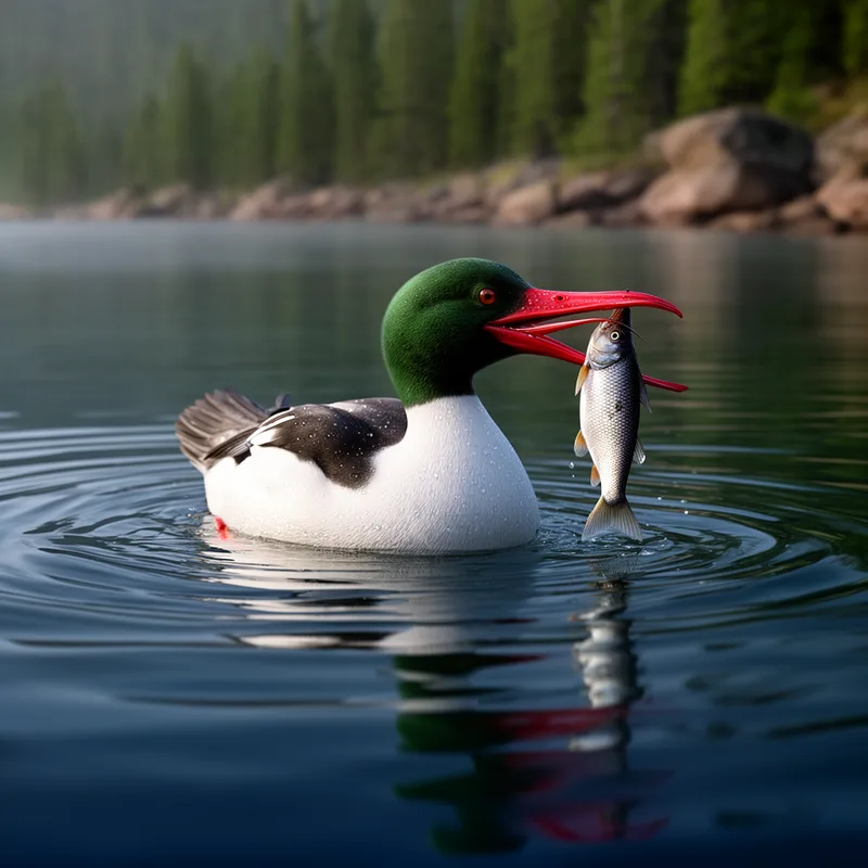 Mergus merganser americanus