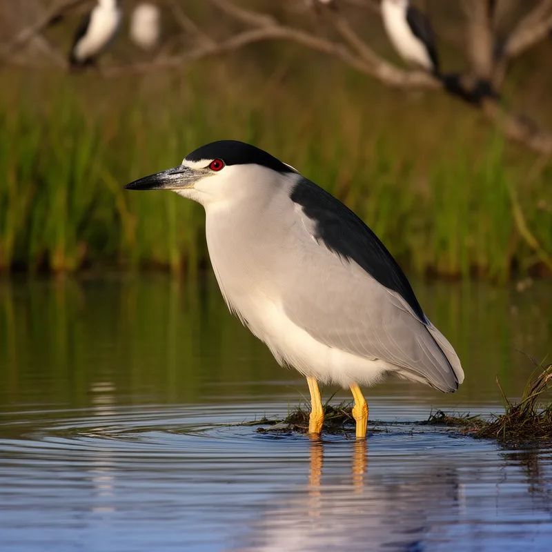 black-crowned night heron
