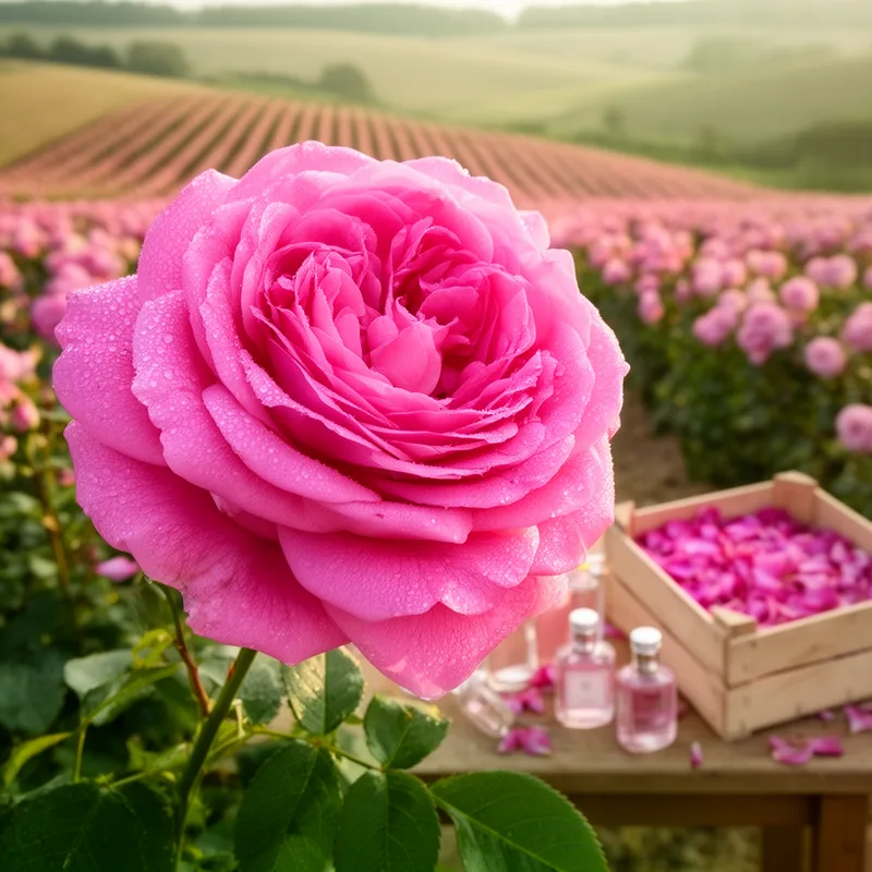 summer damask rose