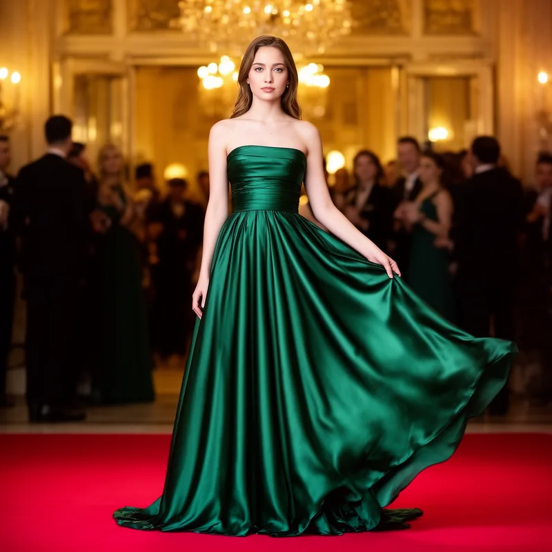 silk-stocking dress