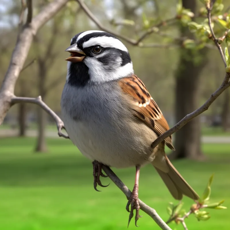white-crowned sparrow