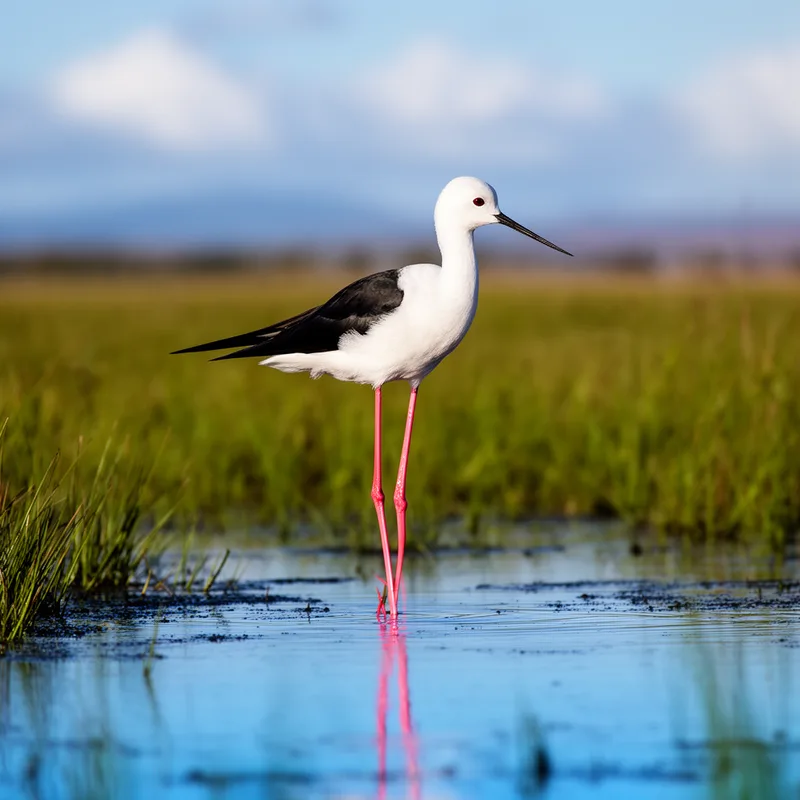 Himantopus himantopus leucocephalus