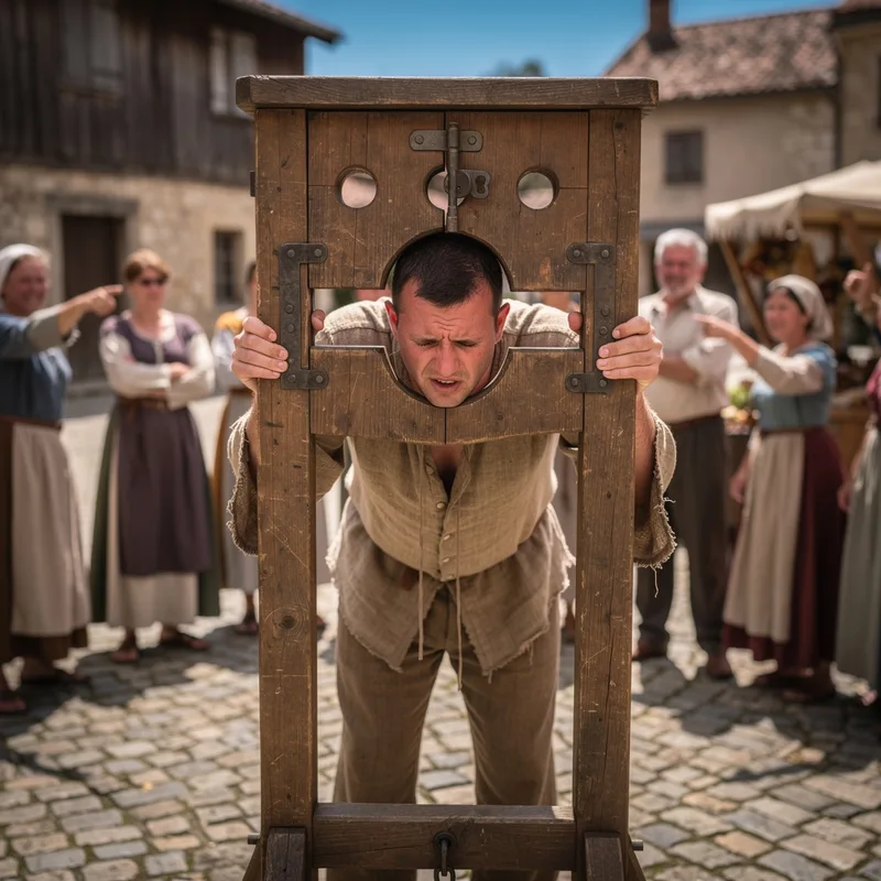 to pillory