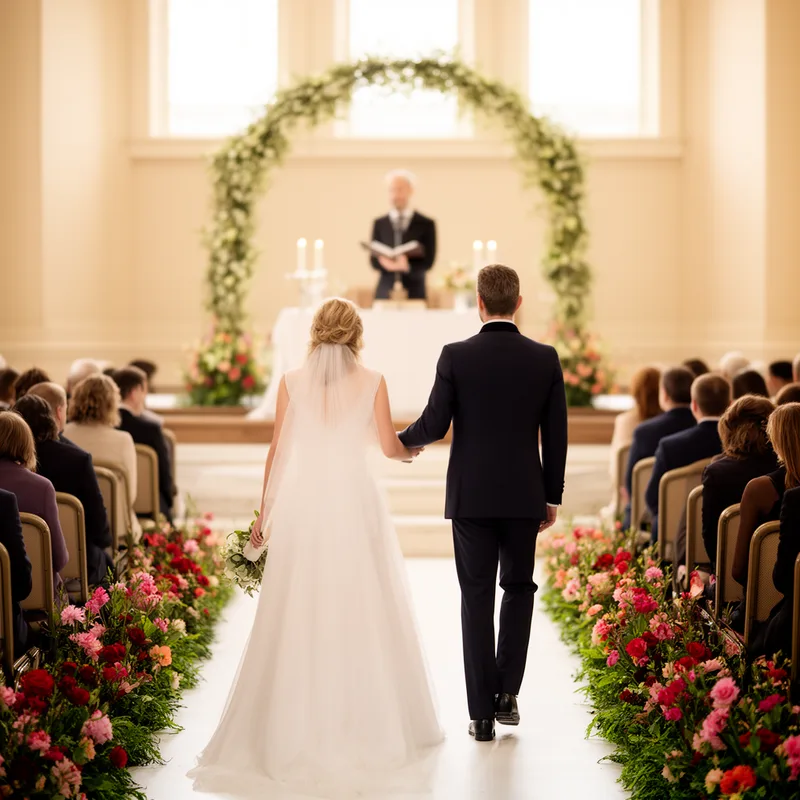 to lead to the altar
