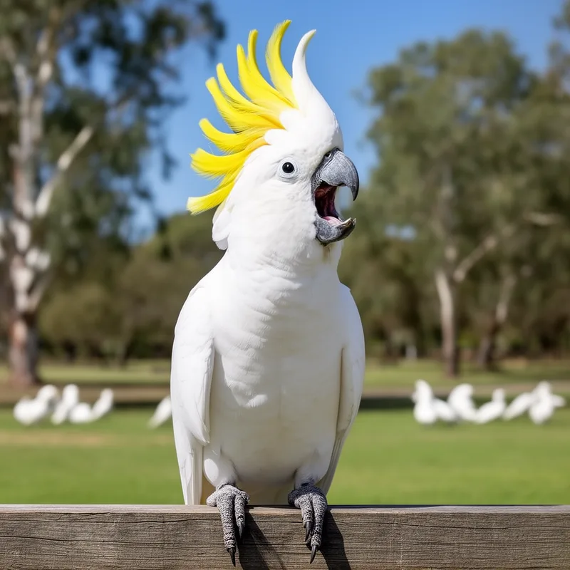 sulphur-crested cockatoo