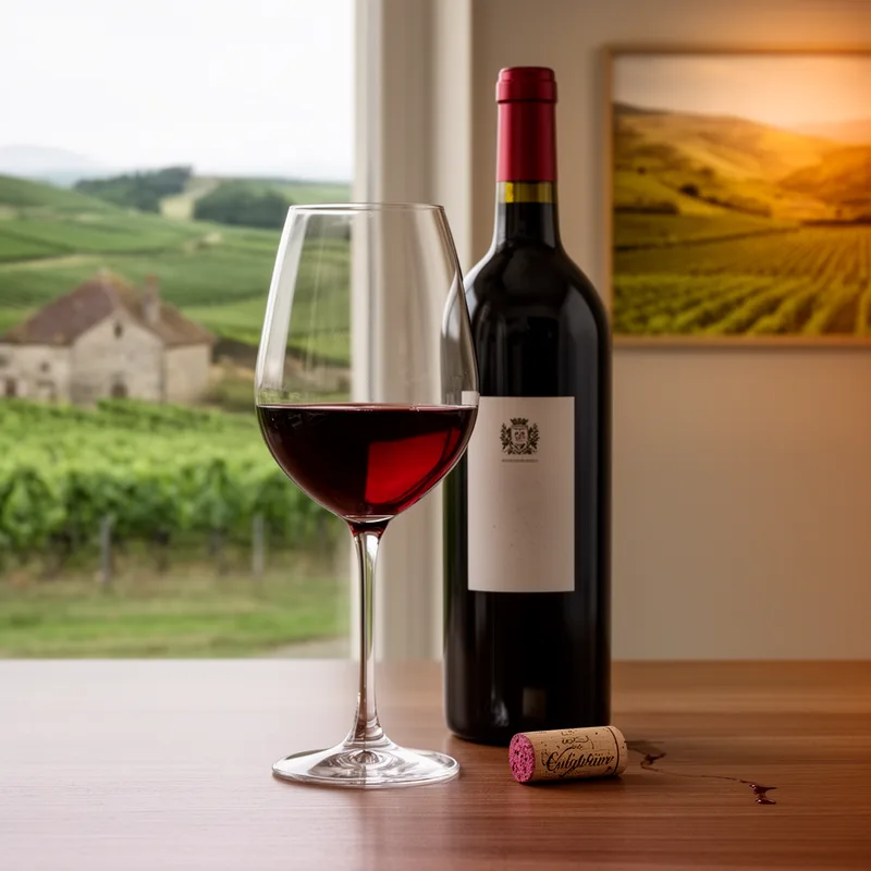 Burgundy wine