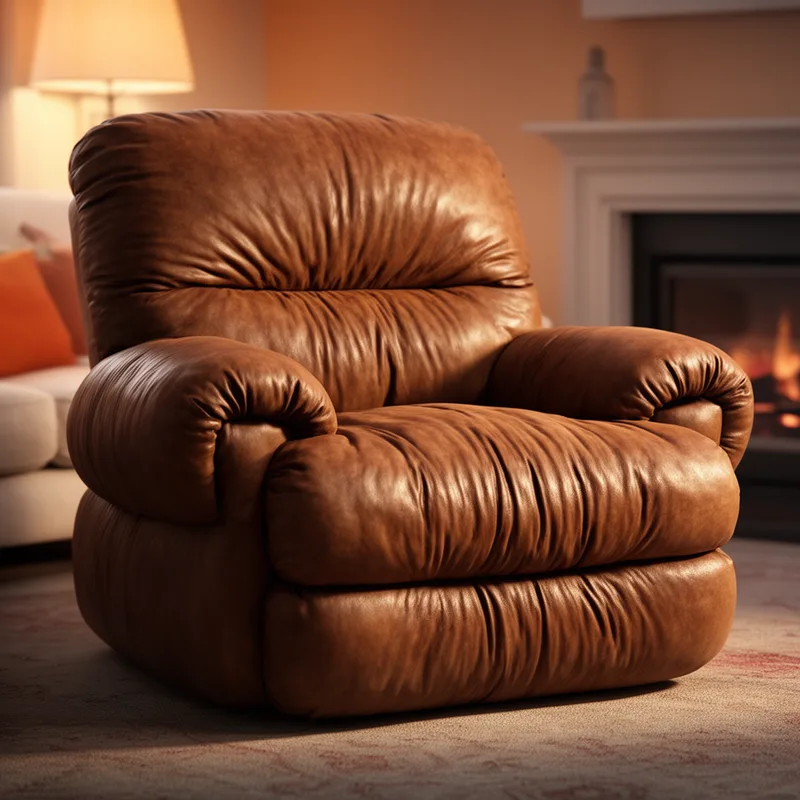 overstuffed chair