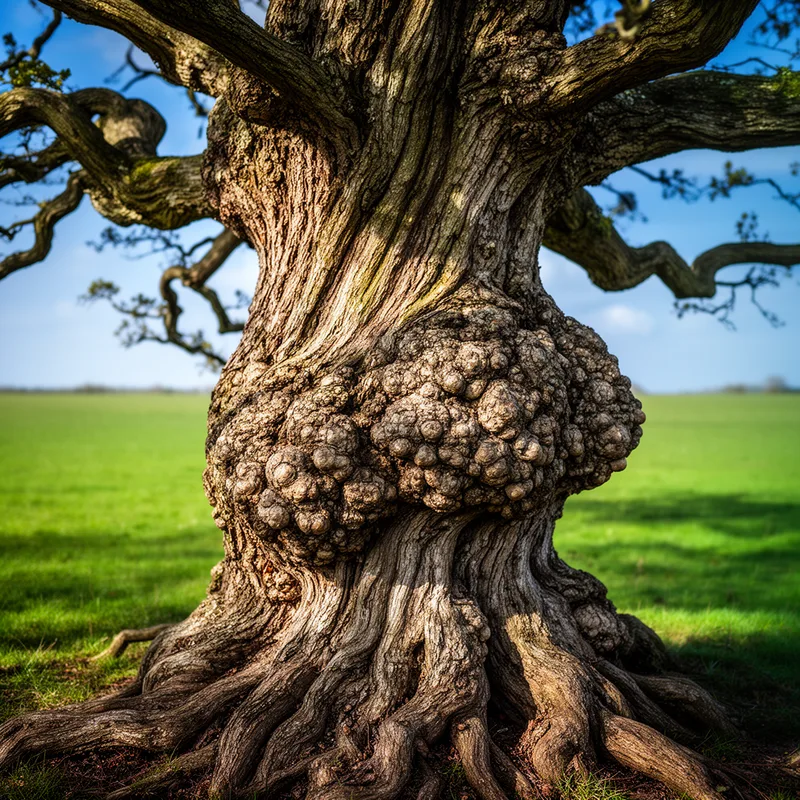 gnarled