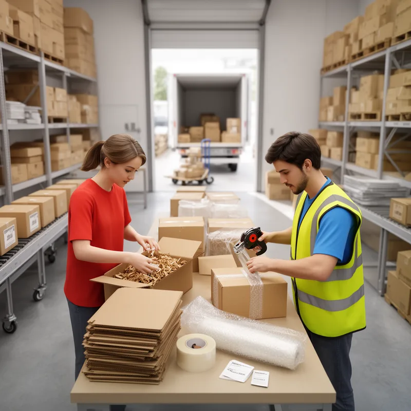 shipping room