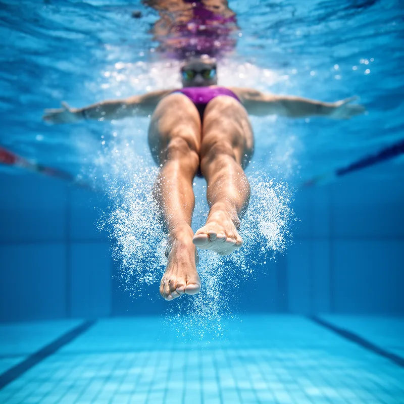 swimming kick