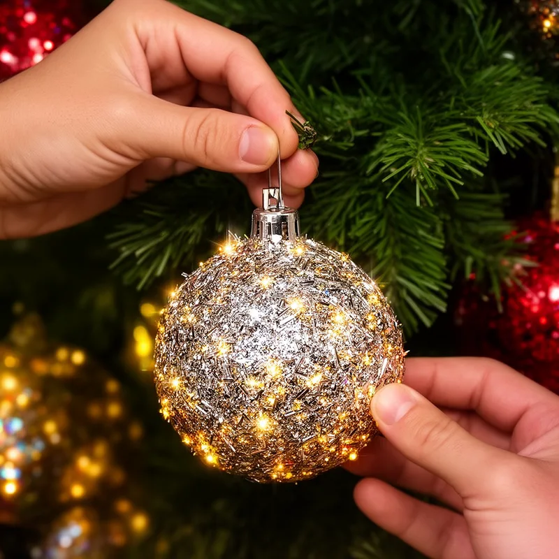 tinselly ornament
