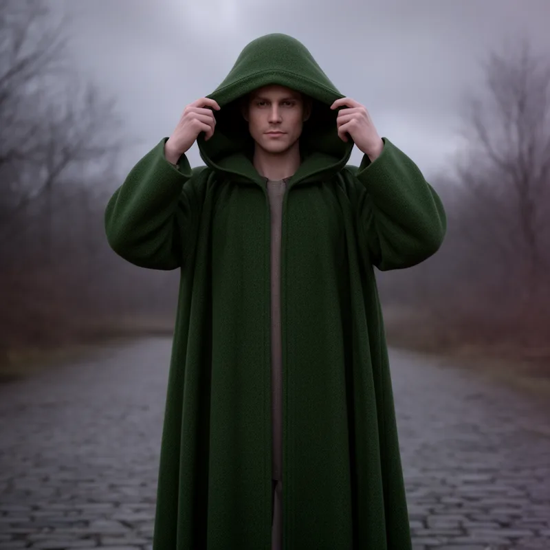 hooded cloak