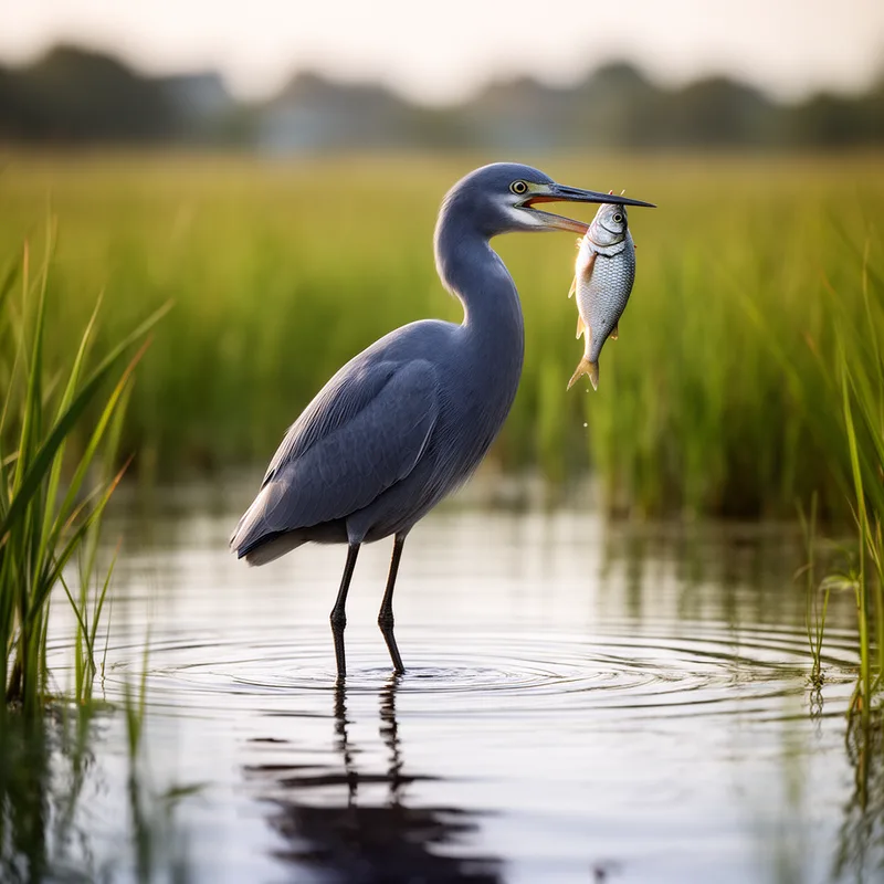 little blue heron