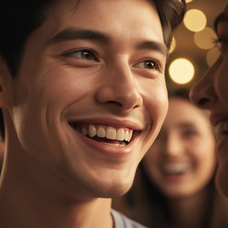 smiling