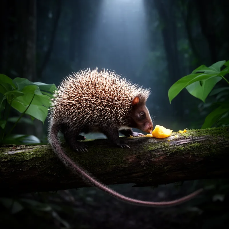 long-tailed porcupine