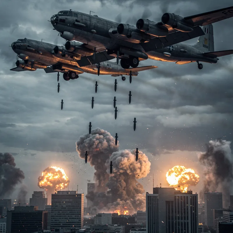 air raid