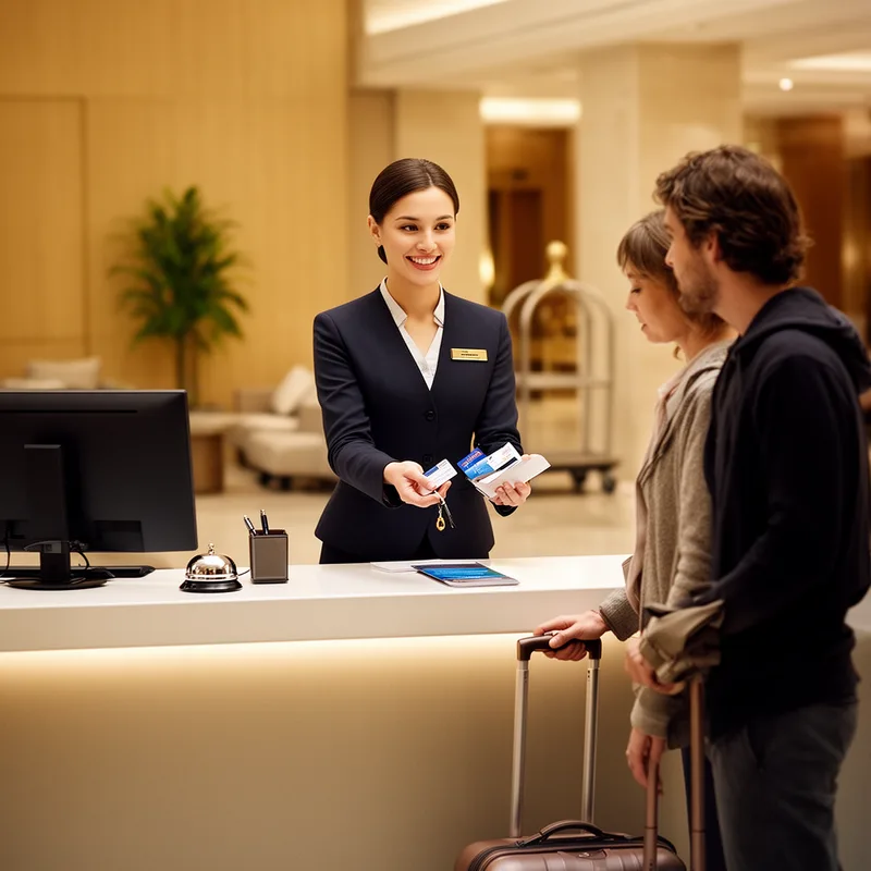 hotel desk clerk