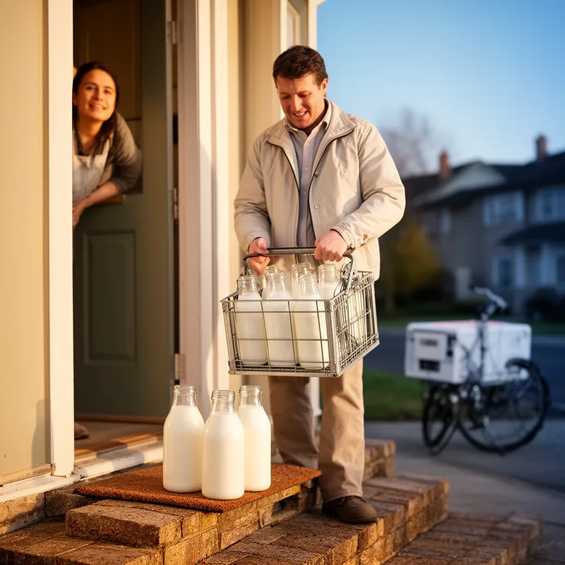 milk delivery person