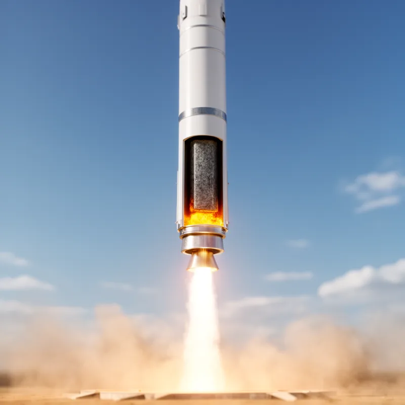 solid-fuel rocket