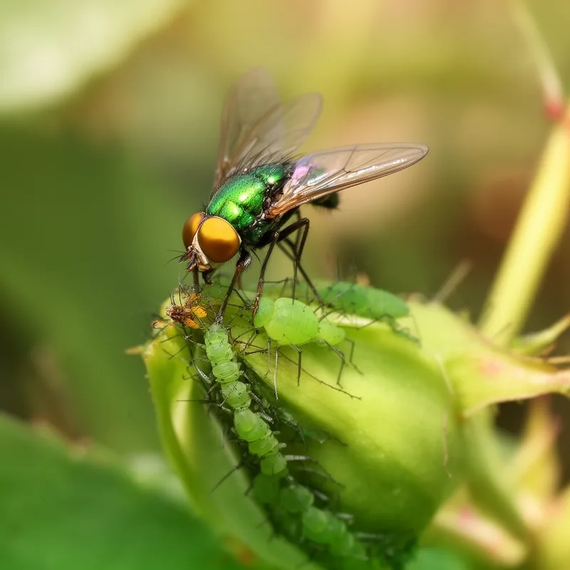 golden-eyed fly