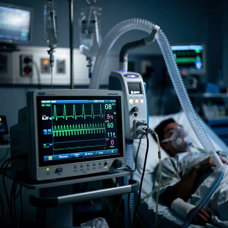 on life support