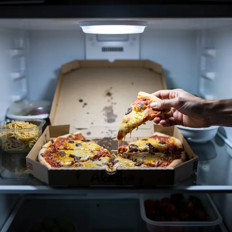 leftover pizza
