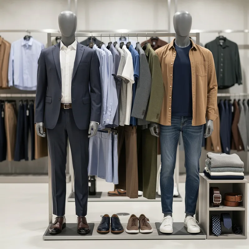 man's clothing
