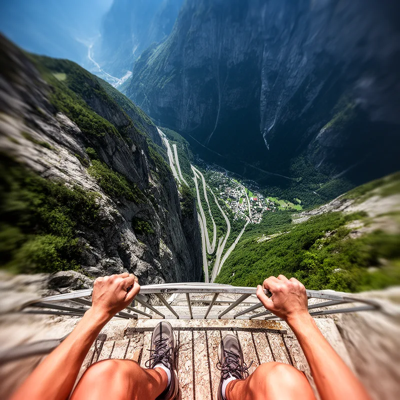 vertiginously