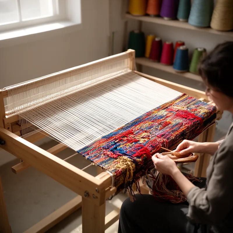 low-warp loom