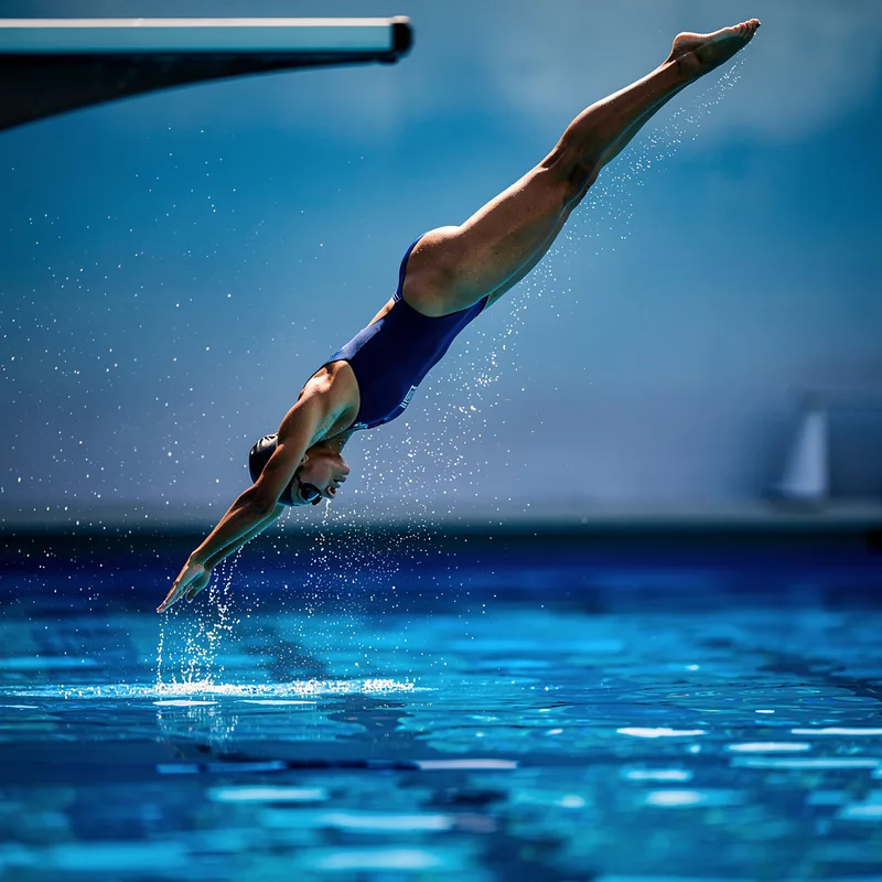 diving