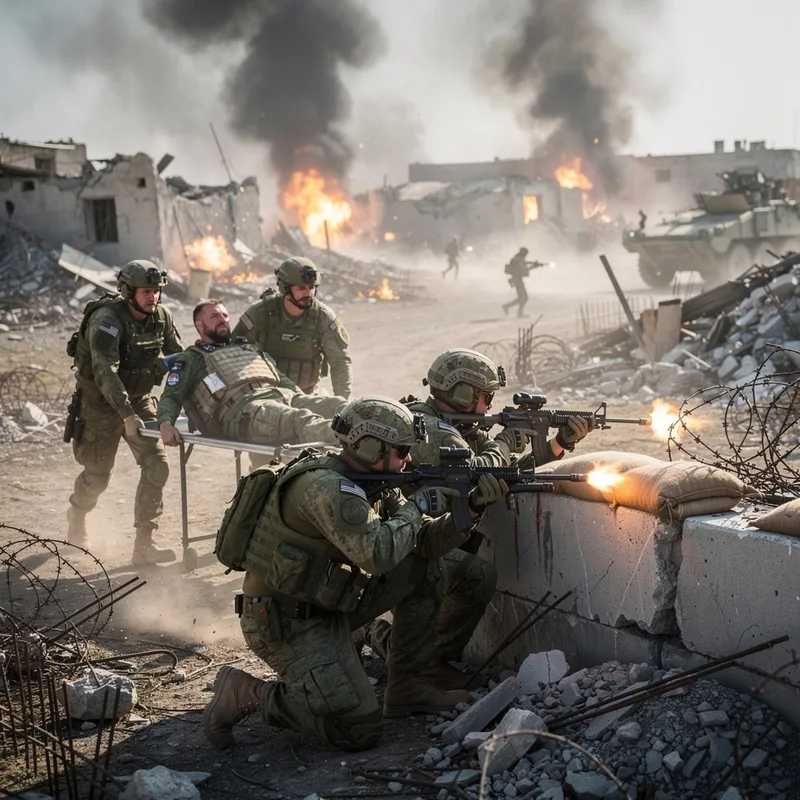 combat area