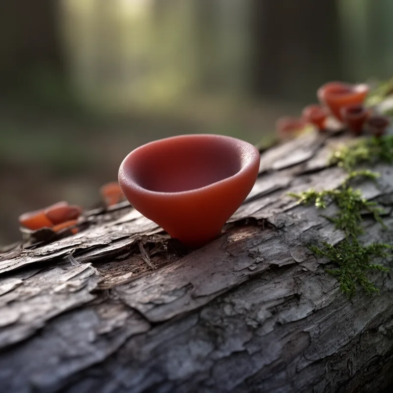rufous rubber cup