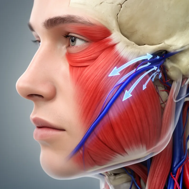 deep temporal vein