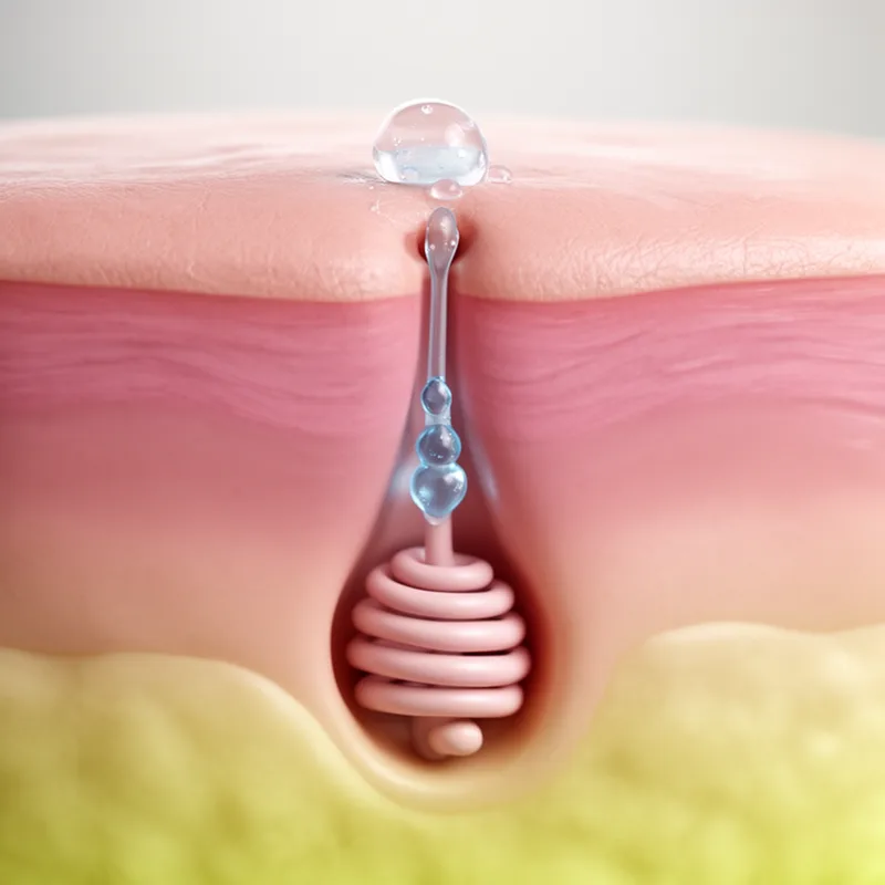 sweat duct