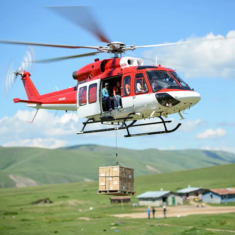 to helicopter