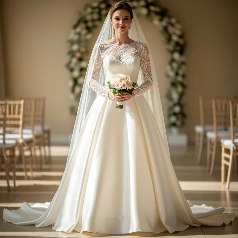bridal gown