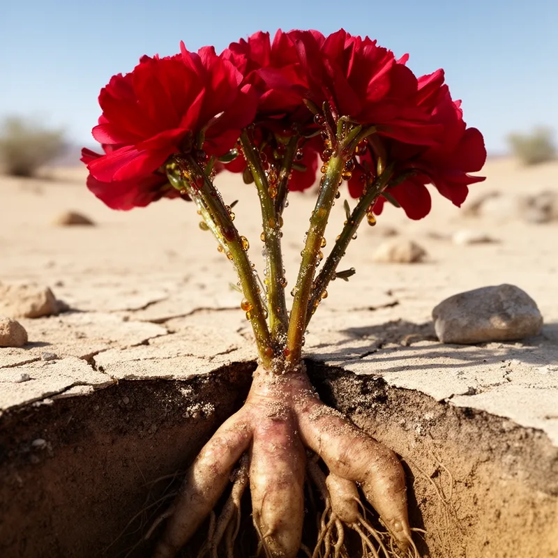 scarlet musk flower