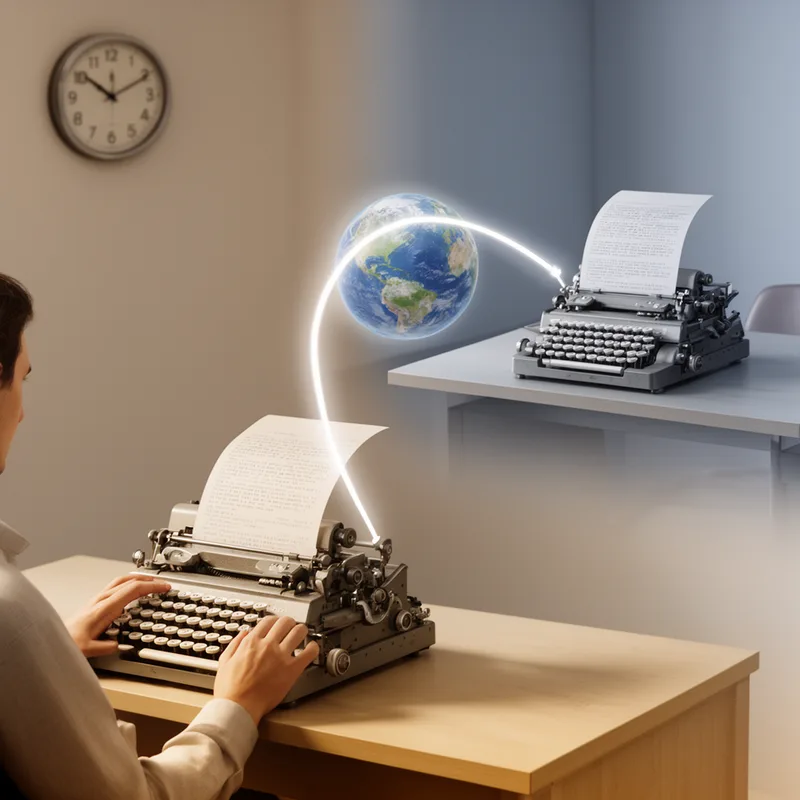 to teletype