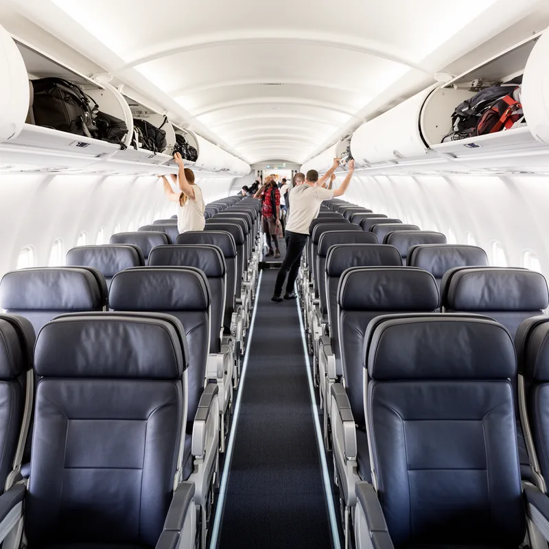 twin-aisle airplane