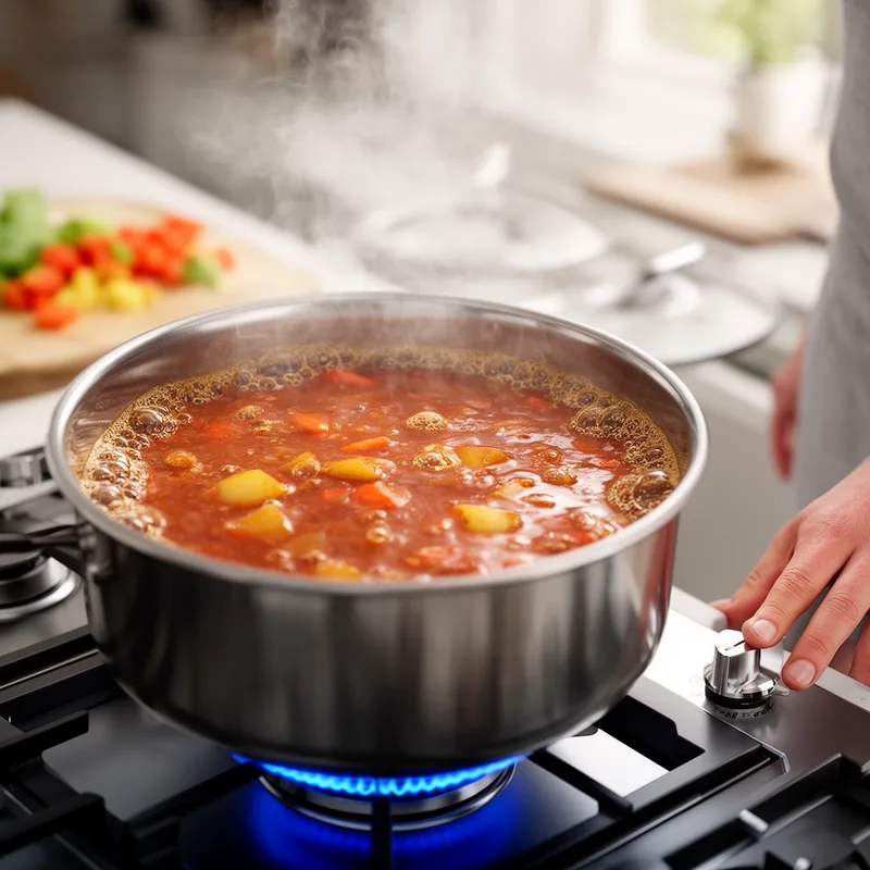 to let simmer