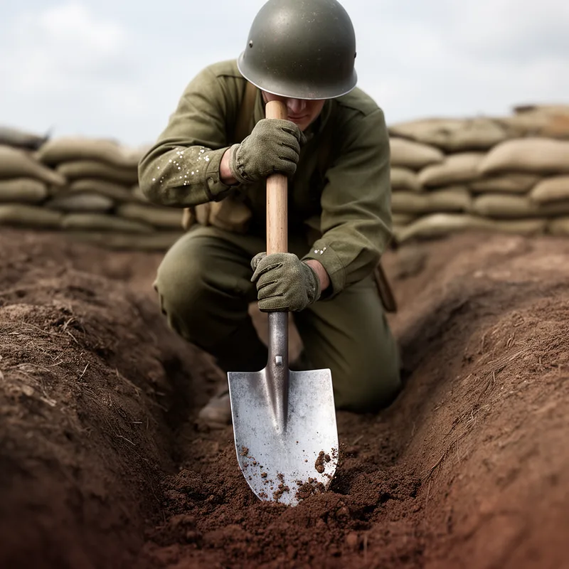 trenching spade