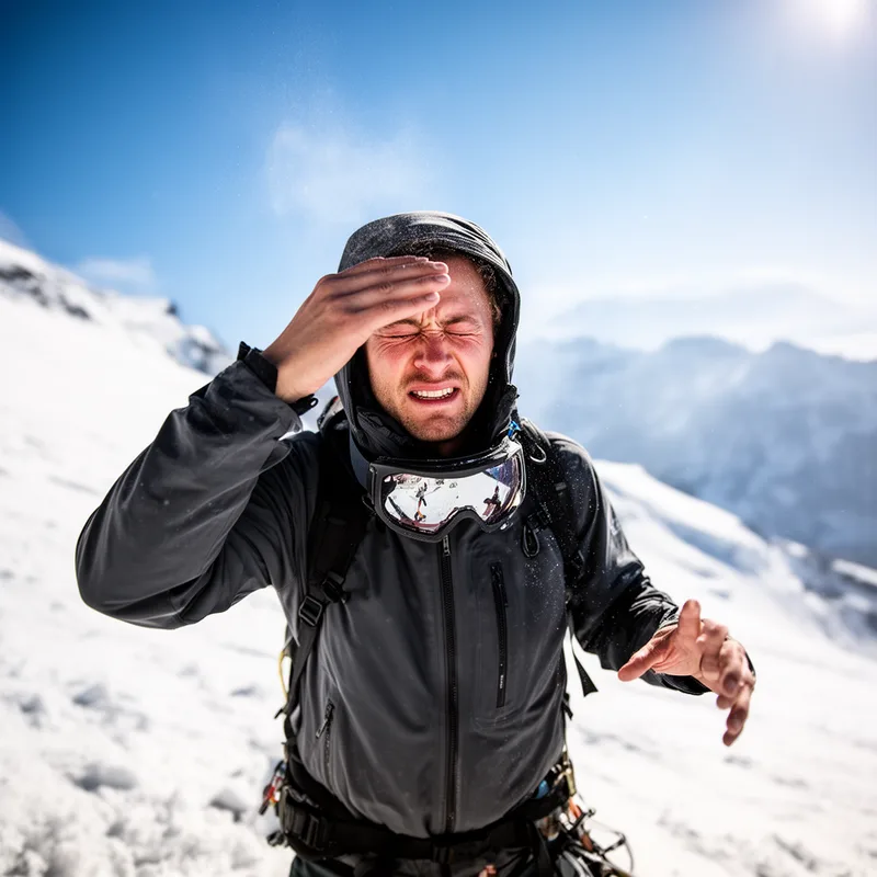 snowblindness